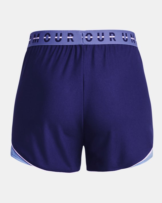 Women's UA Play Up Colorblock Shorts, Blue, pdpMainDesktop image number 5